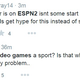 Illustration for article titled ESPN Airs Video Games, Twitter Freaks Out
